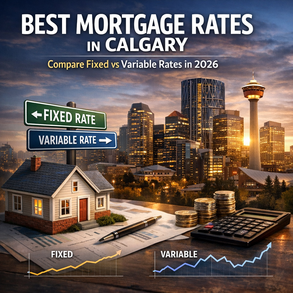 Best Mortgage Rates in Calgary- Compare Fixed v/s Variable Rates in 2026